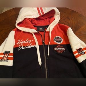 NWOT Womens Harley Davidson Zip Sweatshirt Sz XL